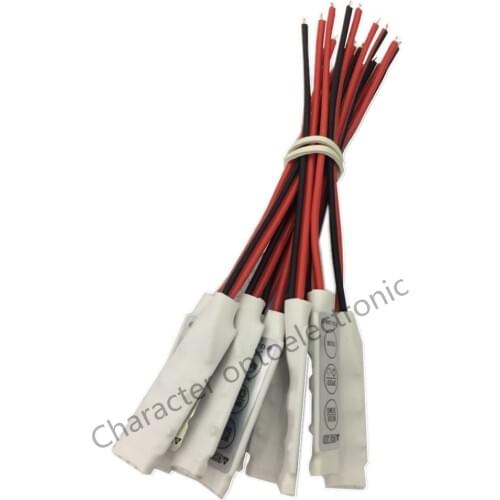 100pcs Mini RGB Controller Dimmer Switch 19 Dynamic Modes 20 Color DC 12V 24V 3 Keys for 5050 3528 Led Strip Lamps Light