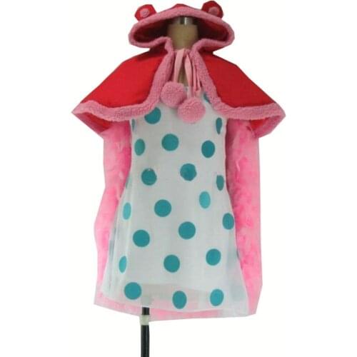 2017 ONE PIECE Sugar Cosplay Costume Custom Any Size Cape With Dress