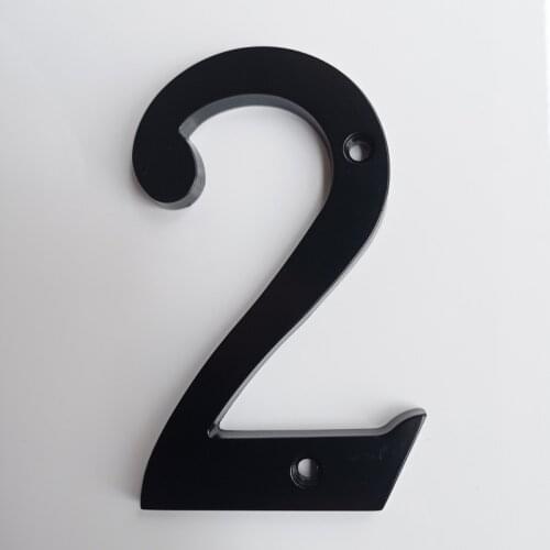 15 cm Big Black House Number Floating Sign Modern Door Numbers Building Signage Outdoor Huisnummer Numeros Casa Address BO