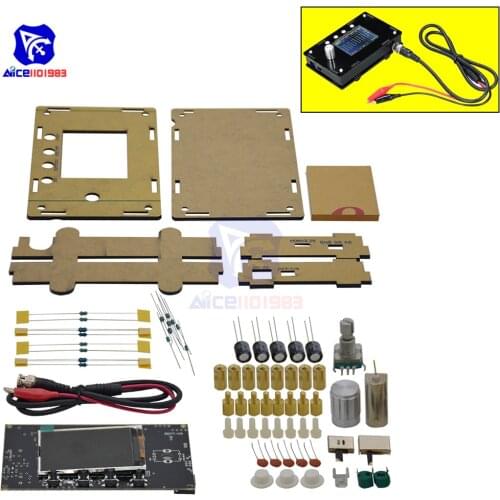 Diymore Weldless DSO328 2.4" TFT LCD Digital Oscilloscope 1Msps 0-200KHz STM32 Chip with BNC Alligator Test Clip Probe