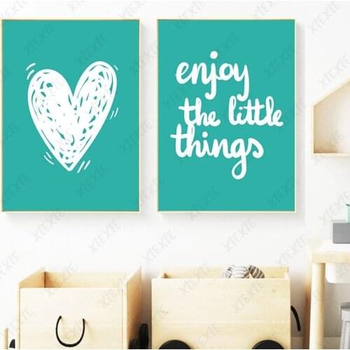 Green Background Letter Wallpaper Art Graffiti Love Poster Canvas Painting Picture Print Home Living Room Decoration Craft