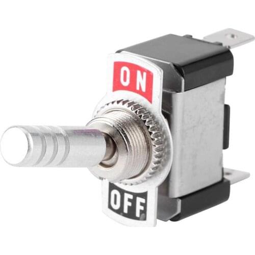 Jtron Racing Car Rocker Toggle Switch Second Gear Instrument Toggle ON-OFF Switch Universal 12V 20A Car Accessories