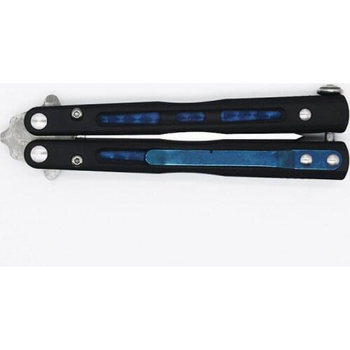 BALIPLUS Butterfly In Knife BM32 Titanium+G10 Handle 9Cr18mov Blade Trainer Jilt Knife Folding Survival EDC Free-swinging Knife