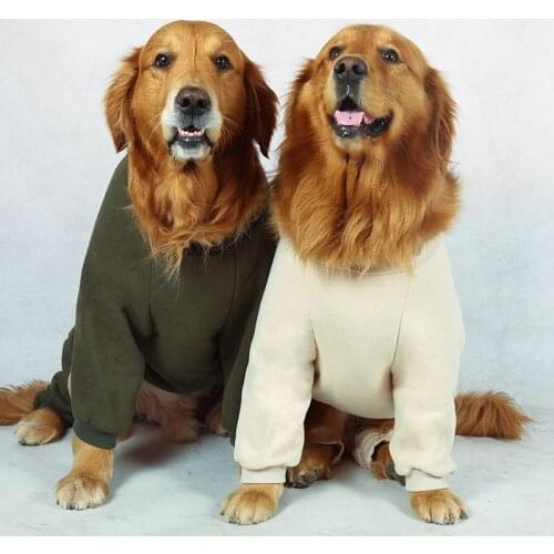 Medium Large dog Clothes for pets Dog autumn and winter pajamas Big dog pajamas Pet clothing