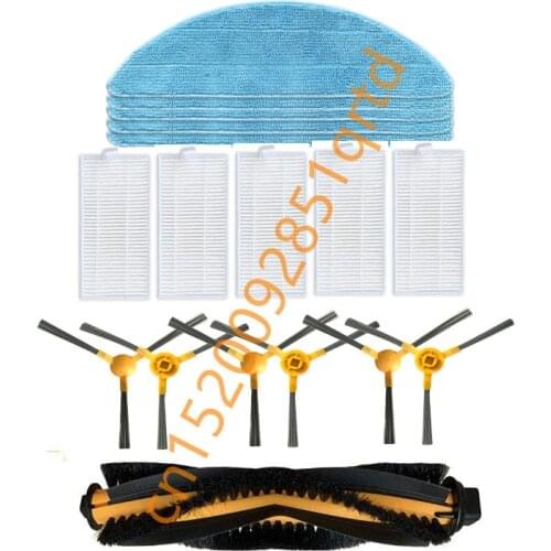 Main Roller Side Brush HEPA Filter Mop Cloth for Kitfort KT-545 Vacuum Cleaner Parts Cleaning Mop Filters Brushes Replacement