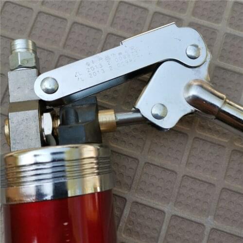 Stainless steel high pressure grease gun, manual pull rod type self-priming barreled bulk oil butter, mining machinery Universal