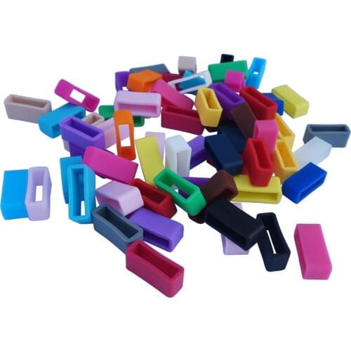 4pcs 12mm 14mm 16mm 18mm 20mm 22mm 24mm26mm New High Quality Silicone rubber Watch Band Strap Small rubber Loop Holder Locker