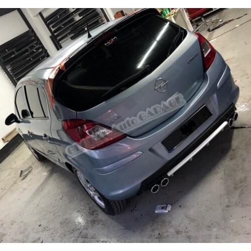 For Opel Corsa D 2006 2007 2008 2009 2010 2011 2012 2013 Diffuser Rear Bumper Extension Attachment Car Styling Auto Accessory
