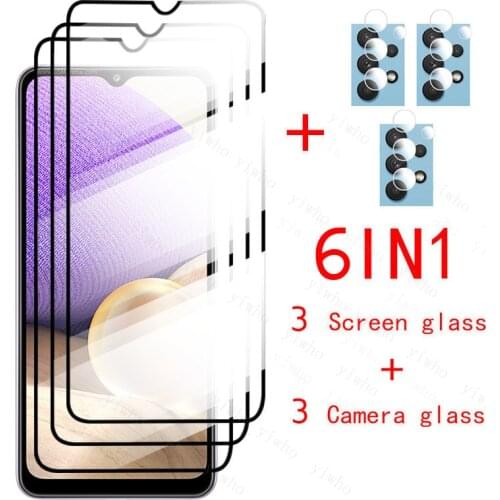 Tempered glass samsun a32 glass camera lens glass prtective film for samsung galaxy a32 a52 a72 5g a325g a525g screen protector