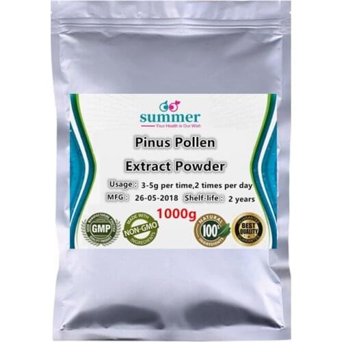 1000g Wild Pine pollen,pollen pini,Pinus massoniana powder for Liver Protection,Cardiovascular Nutrition,Constipation