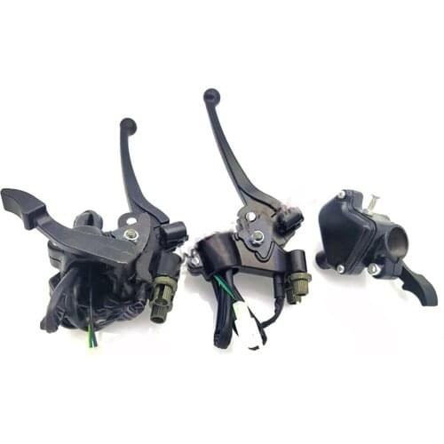 22mm Dual Pull Front Drum Brake Lever Excellent Craftsmanship Well Durability with Parking Brake for ATV Quad 4 Wheeler