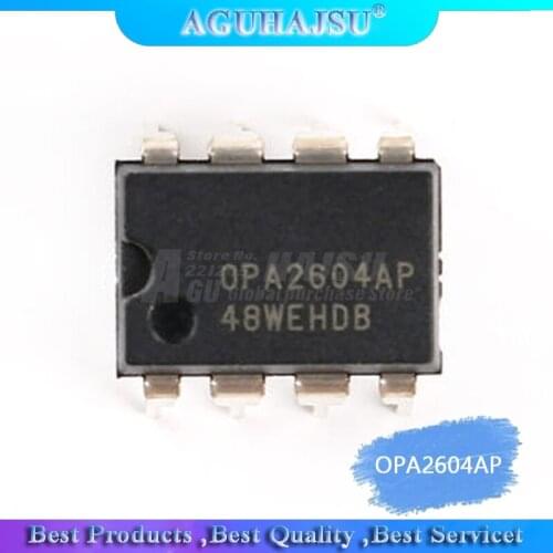 5PCS OPA2604AP OPA2604 DIP-8 top fever dual op amp new original