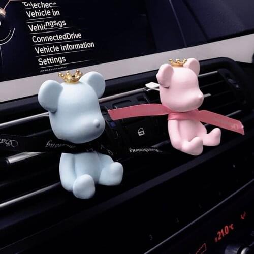 Crown violence bear perfume seat Car Air Freshener perfume Auto Interior Perfume Fragrance Ornament Car Accessories decoration