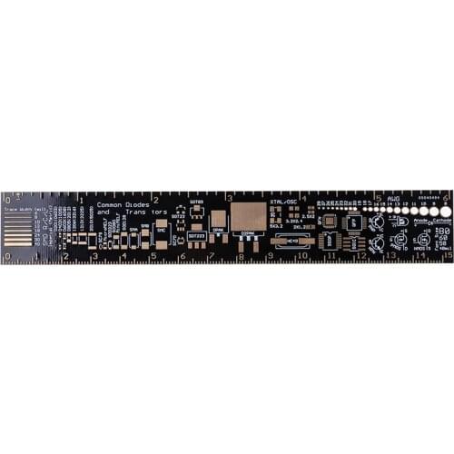 For Arduino Fans PCB Reference Ruler PCB Packaging Units High Quality PCB Ruler For Electronic Engineers For Geeks Makers