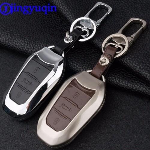 Jingyuqin 3 Buttons Remote Car Styling Cover Case For Peugeot 2008 3008 4008 308S 408 508 2013-2016 Citroen C4 C5 Triumph Sega