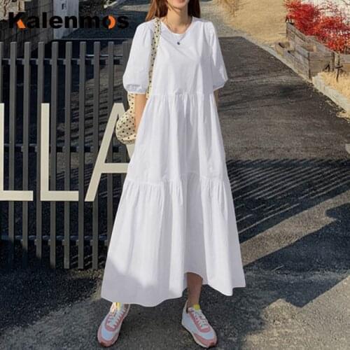 Летние платья с коротким рукавом Kalenmos China At AliExpress