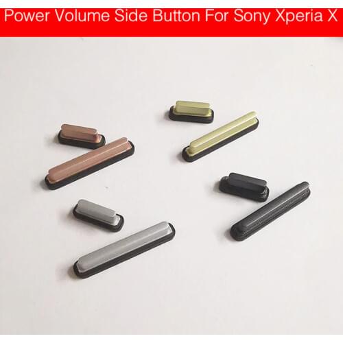Volume Power Switch Side Button For Sony Xperia X F5121 F5122 On/off Power Volume Side Keypad Repair Replacement Parts