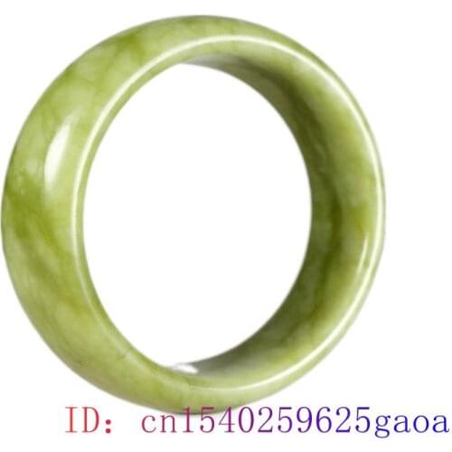 Jade Bangle Bracelet Chinese Men Charm Women Natural Green Amulet Jewelry Gifts Jadeite Fashion