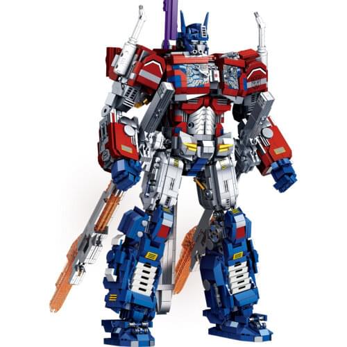New Transformation Super Robot Optimus Deformation Prime Super Heroes Star Space Wars Building Block Brick Model Toy Kid Gift