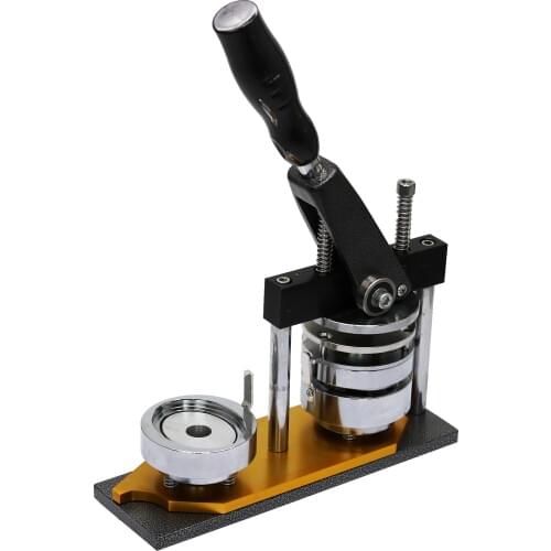 Oval shape 57*45mm pin button badge making machine 57*45mm size DIY button maker