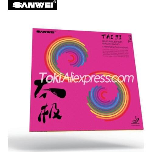 SANWEI TAIJI PLUS (TAICHI) SANWEI Table Tennis Rubber (Pink Tension Sponge) SANWEI Ping Pong Rubber