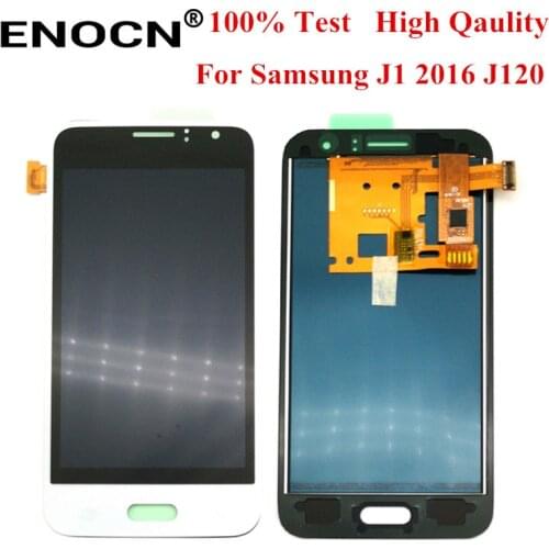 TFT For Samsung Galaxy J1 2016 Display J120 LCD Touch Digitizer Sensor Glass LCD J120F LCD J120H Screen J120 J120M
