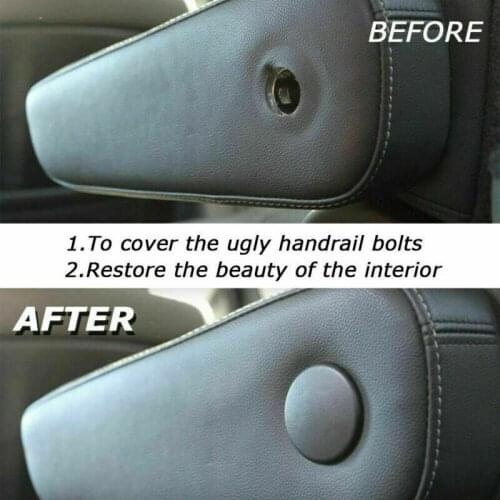 Rear Arm Rest Cover Cap 108F2139 Armrest Black For Chevy Tahoe Suburban Cadillac Escalade Plastic