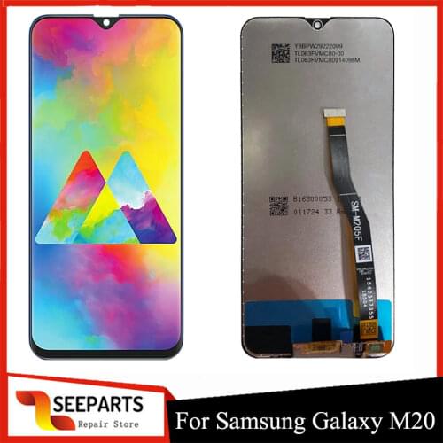 100% Tested For samsung m20 display touch Screen Digitizer Assembly m20 Display For Samsung M20 lcd for samsung m205f display