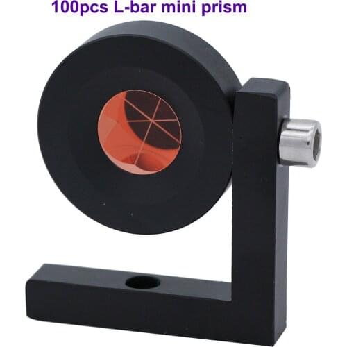 NEW L bar Mini prisms for total station silver coated 25.4 mm prism by EMS DHL