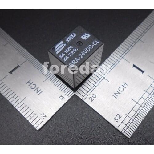 1000PCS SRA-24VDC-CL DC 24V Coil 20A PCB General Purpose Relay 5 Pins SPDT SRA NEW 1LOT=1000PCS * FD143X1000