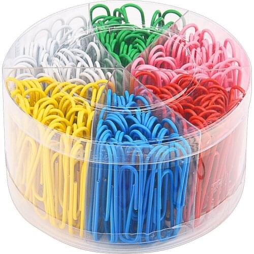 300 Pieces Large Colouful Paper Clips, 2 Inch