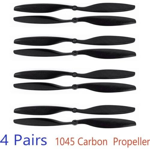 4 Pairs F05313 10*4.5 3K Carbon Fiber Propeller CW CCW 1045 Propeller For DJI Quadcopter Hexacopter UFO