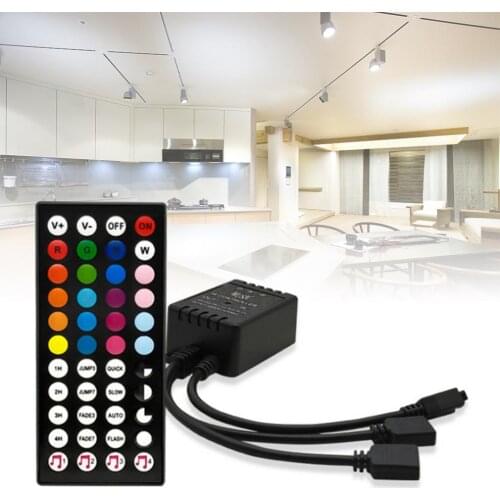 44 Keys IR Music RGB LED Controller Sound Sensor Control for 3528 5050 LED Strip Lights