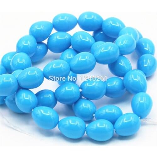7x9mm Accessories Sky Blue Drops Glass Pearl Beads Loose DIY Beads Hand Made Jewelry Making Design Women Girls Gifts Wholesale