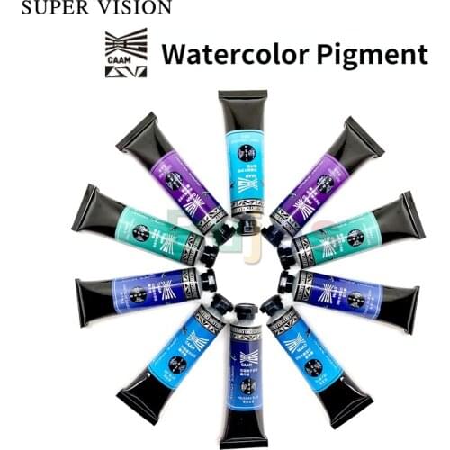 Supervision 15ml Single Tube Watercolor Paint,Graffiti Coloring Wall Painting Professional Watercolor,Non-stick,Painting Supplie