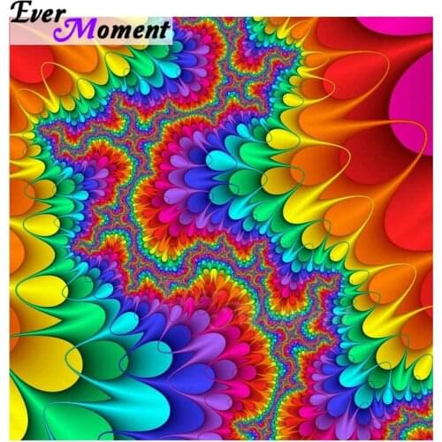 Ever Moment Diamond Painting Handmade Colorful Picture Of Rhinestone Cross Stitch 5D DIY Mosaic Diamond Embroidery ASF1460
