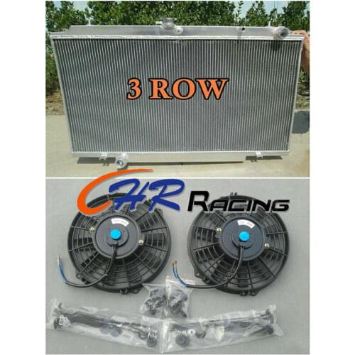 FOR NISSAN PATROL Y61 GU 2.8 / 3.0 TD 4.2L diesel 97-01 ALUMINUM RADIATOR+2XFANS