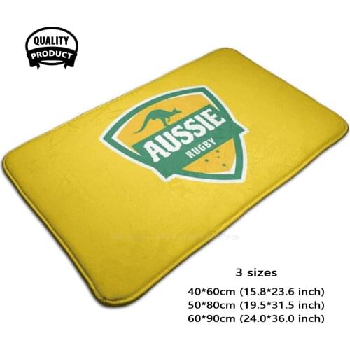 Aussie Rugby Shield Comfortable Door Mat Rug Carpet Foot Pad Aussie Rugby Rugby Autumn Internationals Wallabies Australia Rugby