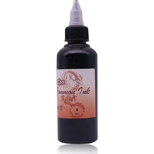 Free Shipping 1 Bottle Semi Permanent Makeup Tattoo Pigment Ink Temporary Tattoo Brand Ink Applicable Airbrush Tattoo Drawing