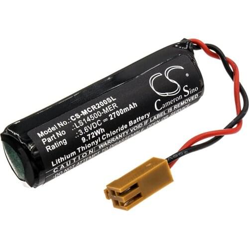 CS 2700mAh / 9.72Wh battery for Mitsubishi CR1, CR2, CR2-532M, CR2A, CR3, CR3-535M, M500, M600 LS14500-MER