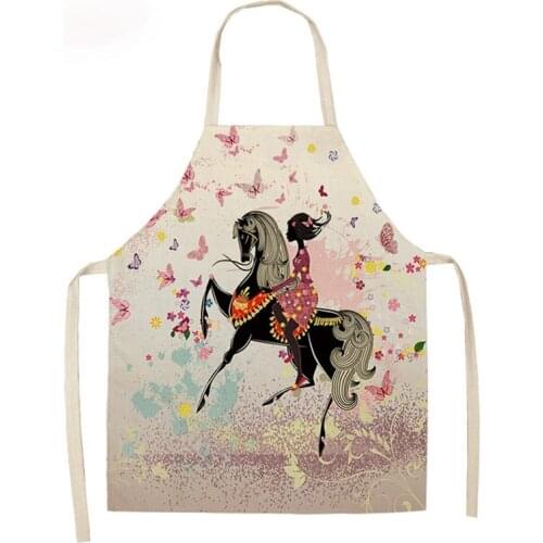 Butterfly Girl Print Apron Baking Accessories Aprons for Women Apron Kitchen Cooking Accessories Cafe Kitchen Apron Alpaca