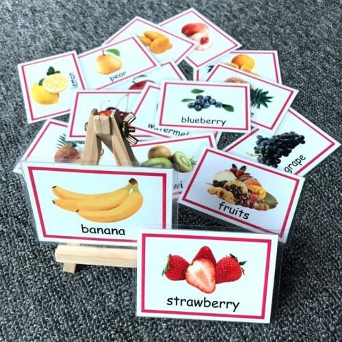 English Early Learning Flash Cards For Kids Life Educational Word Card Kindergarten Teacher Teaching Aids J19 21 Dropshipping