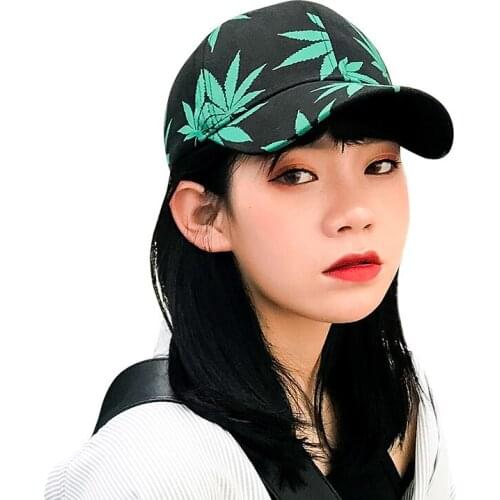 Weed Snapback Hat New Fashion Maple Leaf Baseball Cap Bone Men Women Summer Casual Cotton Printed Swag Hip Hop Fitted Cap Gorras