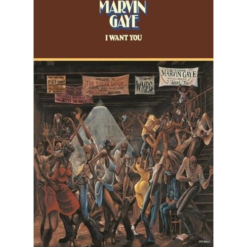 MT015 001 Marvin Gaye I Want You Album Music Star Painting poster Art Poster Canvas Home Decor Wall Picture Print