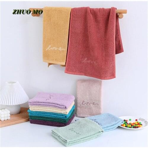 Love Embroidery 3pcs 35*75 cm Bath Towel For Adult New 100% Cotton Couple Gift Girl Boy Shower Bathroom Accessories Terry Towel