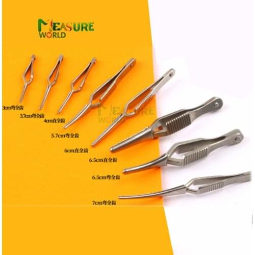 Stainless steel Arterial venous clamping micro-device clip-down device temporary blocking clip hemostasis artery hemostat Tool P