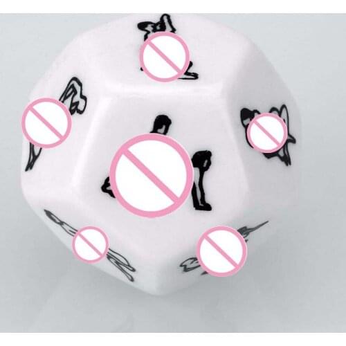 2pcs/set Sexy Romance Love Humour Gambling Adult Games Funny Sex Dice 12 Positions Erotic Craps Pipe For Couples
