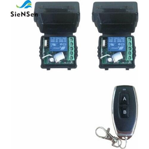 SienSen 12V Single Remote Control Switch Module with 433 Wireless Switch Remote Control