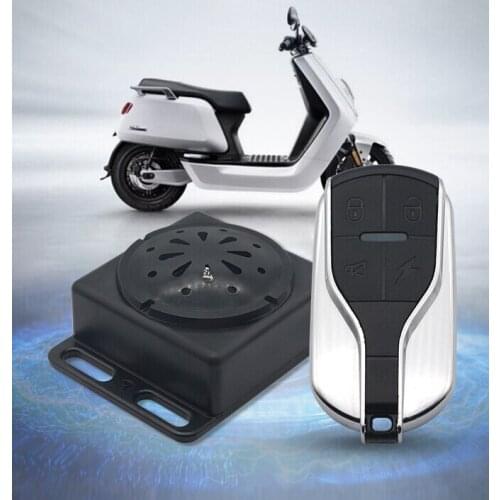 Universal Motorcycle Alarm System Scooter Anti-theft Security Alarm System Two-way with Engine Start Remote Control Key Fob