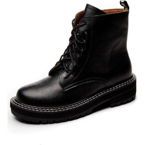 Ankle Boots Womens 2021 New for Autumn Winter Fashion Short Boots Breathable Cross Tied Cross Tied Round Toe Ankle Boots